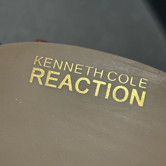 NEW WITH BOX Kenneth Cole Reaction Women’s Animal Print Peep-toe Wedge Cork 7M - Picture 13 of 16